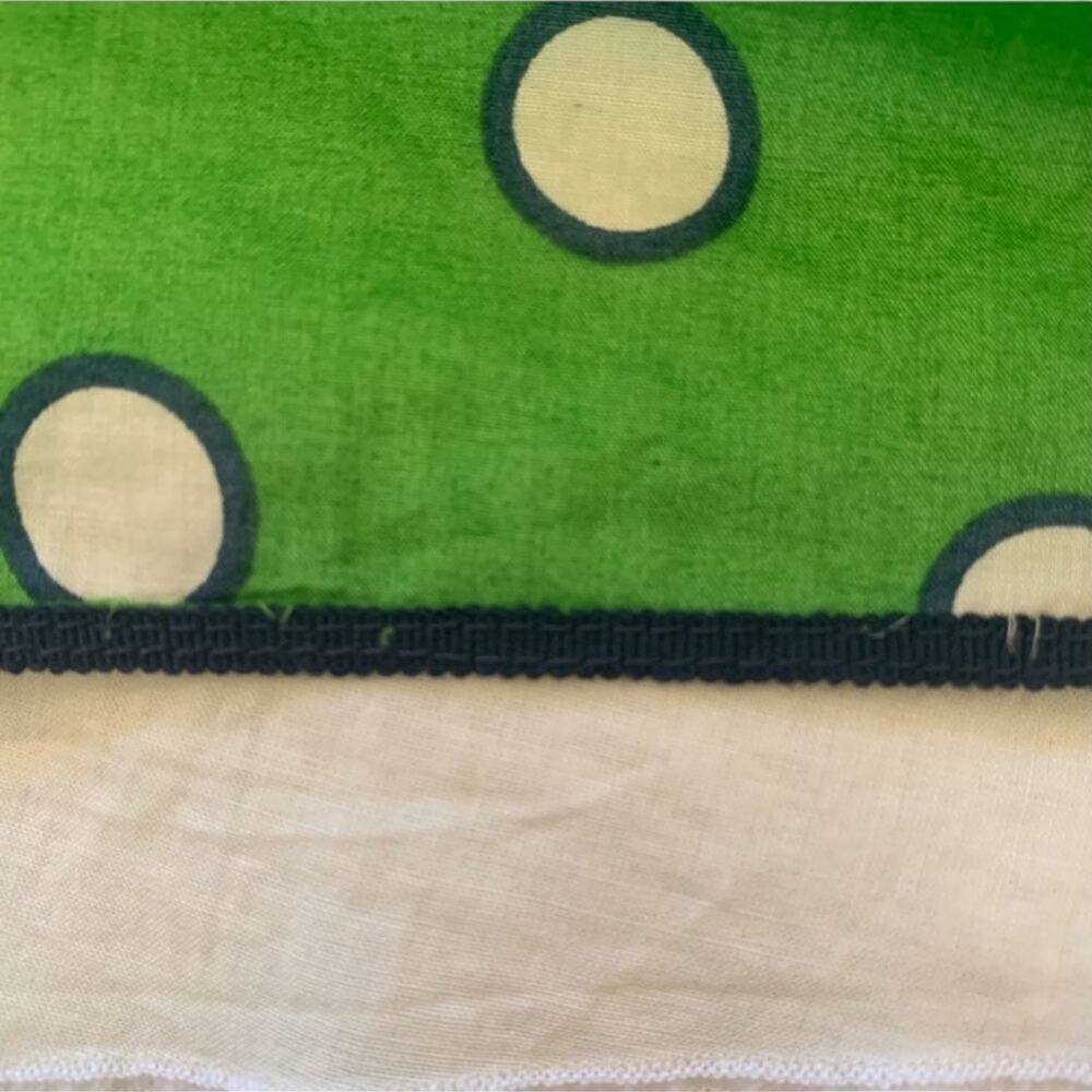 J Crew Green Polka Dot Flowing Midi Skirt Petite Cotton A Line Retro Preppy - Picture 9 of 10